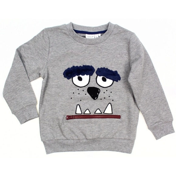 NAME IT Little Boy ORGANIC COTTON Sweatshirt NWT - Picture 1 of 2
